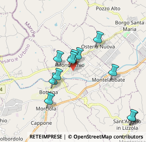 Mappa Via G. Donizetti, 61020 Montecchio PU, Italia (1.79636)