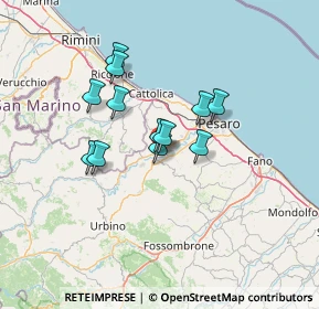 Mappa Via G. Donizetti, 61020 Montecchio PU, Italia (10.34583)