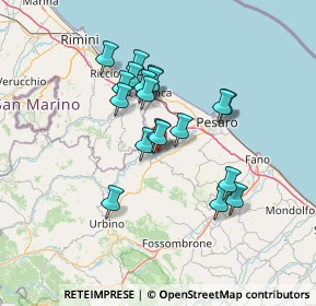Mappa 61020 Sant'Angelo in Lizzola PU, Italia (11.56)