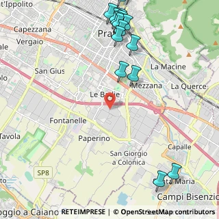 Mappa Via Luigi Galvani, 59100 Prato PO, Italia (2.92467)