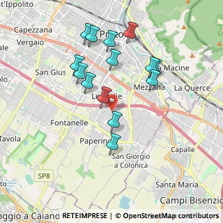 Mappa Via Luigi Galvani, 59100 Prato PO, Italia (1.84571)