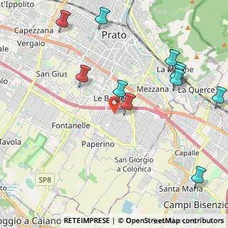 Mappa Via Luigi Galvani, 59100 Prato PO, Italia (2.54273)