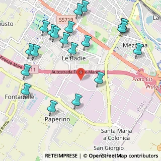 Mappa Via Luigi Galvani, 59100 Prato PO, Italia (1.3365)