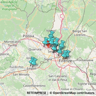 Mappa Via Luigi Galvani, 59100 Prato PO, Italia (8.78077)