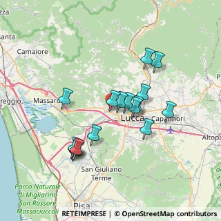 Mappa Via dei Lippi Bassi, 55100 Lucca LU, Italia (6.47813)