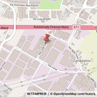 Mappa Via Luigi Galvani, 13, 59100 Prato, Prato (Toscana)