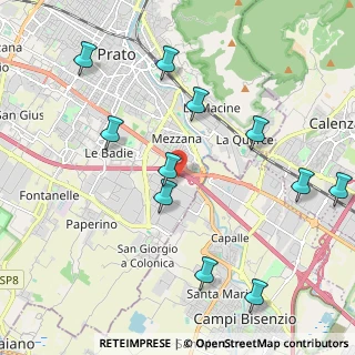 Mappa Via del Beccarello, 59100 Prato PO, Italia (2.39545)
