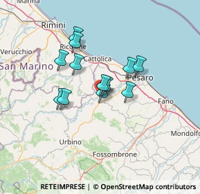 Mappa Via Monte Nerone, 61020 Montecchio PU, Italia (10.135)