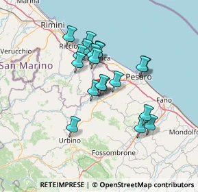 Mappa Via Monte Nerone, 61020 Montecchio PU, Italia (11.47895)