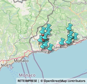 Mappa Via Dante 22 Dolceacqua, 18035 Ventimiglia IM, Italia (10.93765)