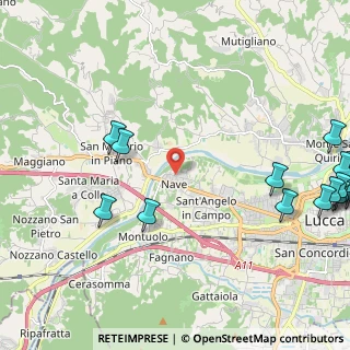 Mappa Via della Chiesa di Nave, 55100 Lucca LU, Italia (3.40294)