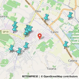 Mappa Via Tevere, 51039 Quarrata PT, Italia (1.21615)