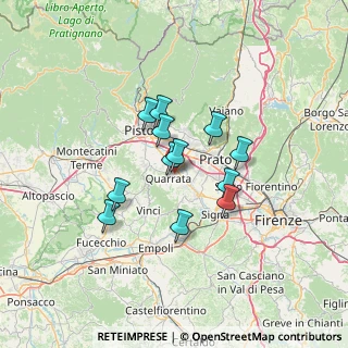 Mappa Via Tevere, 51039 Quarrata PT, Italia (10.20583)