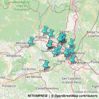 Mappa Via Tevere, 51039 Quarrata PT, Italia (10.37895)