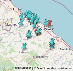 Mappa Località Montecchio, 61022 Vallefoglia PU, Italia (12.3085)