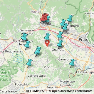 Mappa Via Scopetana, 51039 Quarrata PT, Italia (7.827)