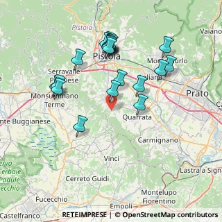 Mappa Via Scopetana, 51039 Quarrata PT, Italia (7.8535)