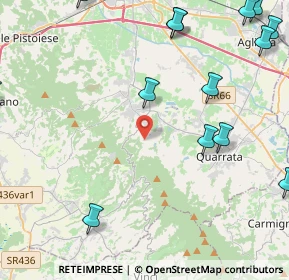 Mappa Via Scopetana, 51039 Quarrata PT, Italia (7.082)