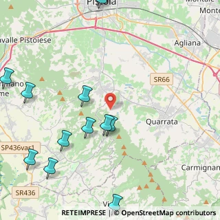 Mappa Via Scopetana, 51039 Quarrata PT, Italia (7.052)