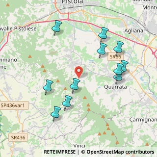 Mappa Via Scopetana, 51039 Quarrata PT, Italia (4.28545)