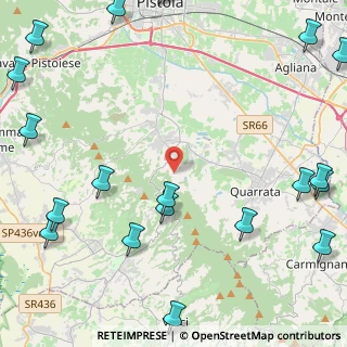 Mappa Via Scopetana, 51039 Quarrata PT, Italia (7.0775)