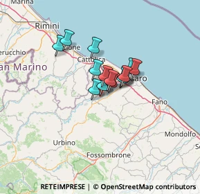 Mappa Via Molise, 61022 Vallefoglia PU, Italia (7.89571)