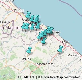 Mappa Via Molise, 61022 Vallefoglia PU, Italia (9.71833)