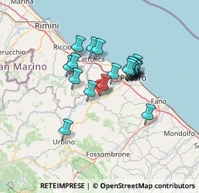 Mappa Via Molise, 61022 Vallefoglia PU, Italia (10.7545)