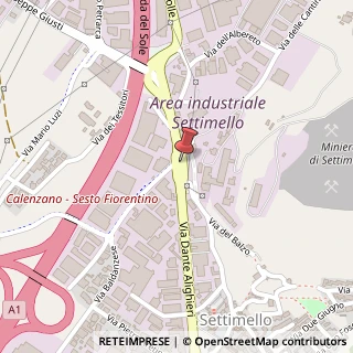 Mappa Via Dante Alighieri,  6, 50041 Calenzano, Firenze (Toscana)