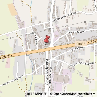Mappa Via Pesciatina, 57, 55012 Capannori, Lucca (Toscana)