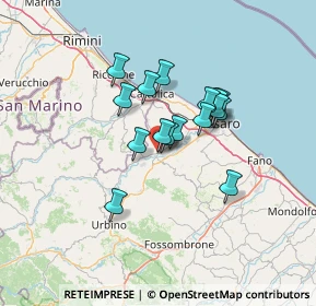 Mappa Via Pio La Torre, 61022 Vallefoglia PU, Italia (10.01313)