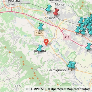 Mappa Via Firenze, 51039 Quarrata PT, Italia (7.2215)