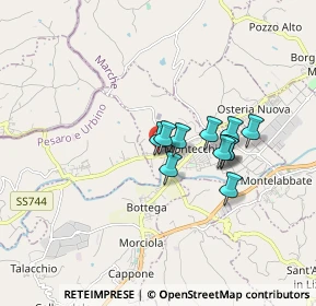 Mappa Via Mostar, 61020 Montecchio PU, Italia (1.24)