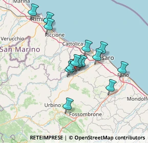 Mappa Via Mostar, 61020 Montecchio PU, Italia (11.96786)
