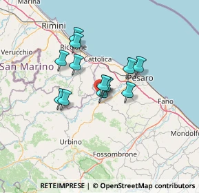 Mappa Via Mostar, 61020 Montecchio PU, Italia (10.105)