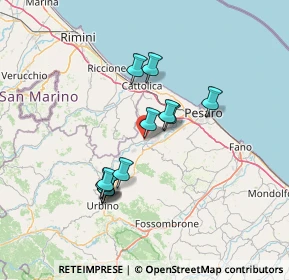 Mappa Via Mostar, 61020 Montecchio PU, Italia (12.0475)