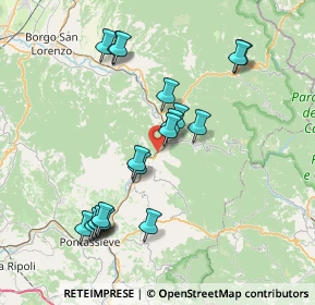 Mappa SS 67 Tosco Romagnola, 50068 Rufina FI, Italia (7.79632)