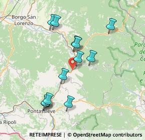 Mappa SS 67 Tosco Romagnola, 50068 Rufina FI, Italia (7.45)
