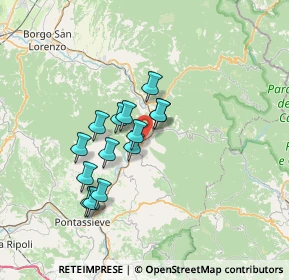 Mappa SS 67 Tosco Romagnola, 50068 Rufina FI, Italia (5.52143)