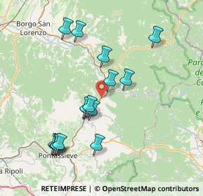 Mappa SS 67 Tosco Romagnola, 50068 Rufina FI, Italia (7.65267)