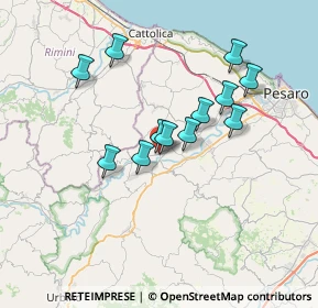 Mappa Via Montefeltro, 61020 Sant'Angelo in Lizzola PU, Italia (6.01)