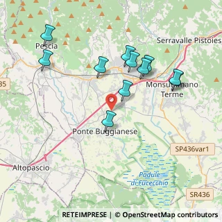 Mappa Via Camporcioni Est, 51019 Ponte Buggianese PT, Italia (3.95364)