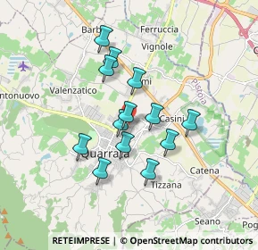Mappa Via Andrea Mantegna, 51039 Quarrata PT, Italia (1.41385)