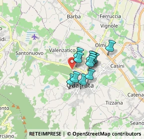 Mappa Via Vecchia I Tronco Fiorentina, 51039 Quarrata PT, Italia (1.00833)