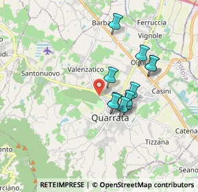 Mappa Via Vecchia I Tronco Fiorentina, 51039 Quarrata PT, Italia (1.44455)