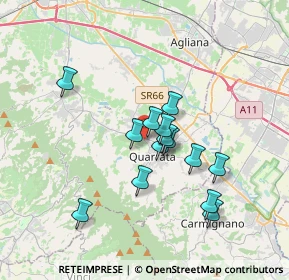 Mappa Via Vecchia I Tronco Fiorentina, 51039 Quarrata PT, Italia (2.955)