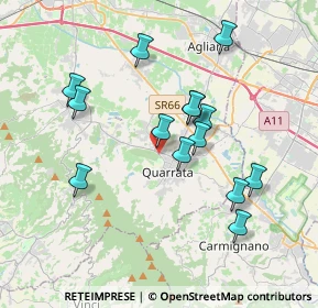 Mappa Via Vecchia I Tronco Fiorentina, 51039 Quarrata PT, Italia (3.55071)