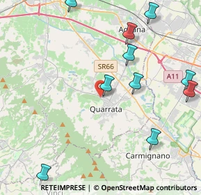 Mappa Via Vecchia I Tronco Fiorentina, 51039 Quarrata PT, Italia (6.47733)