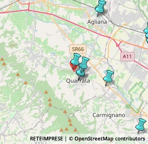 Mappa Via Vecchia I Tronco Fiorentina, 51039 Quarrata PT, Italia (6.9085)