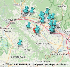 Mappa Via Vecchia I Tronco Fiorentina, 51039 Quarrata PT, Italia (7.224)